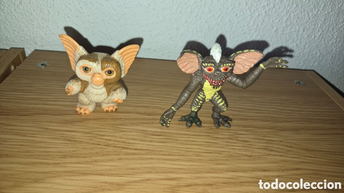 Figuras de goma y PVC: Lote de 2 antiguas figuras de Gremlins pvc