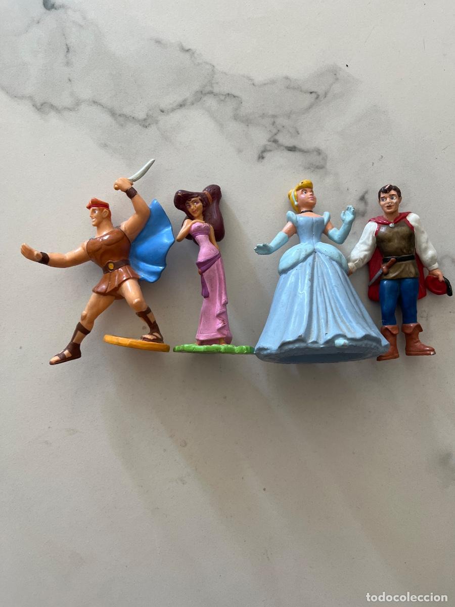Figuras de goma y PVC: Lote antiguo 4 mu&ntilde;ecos de goma Bullyland