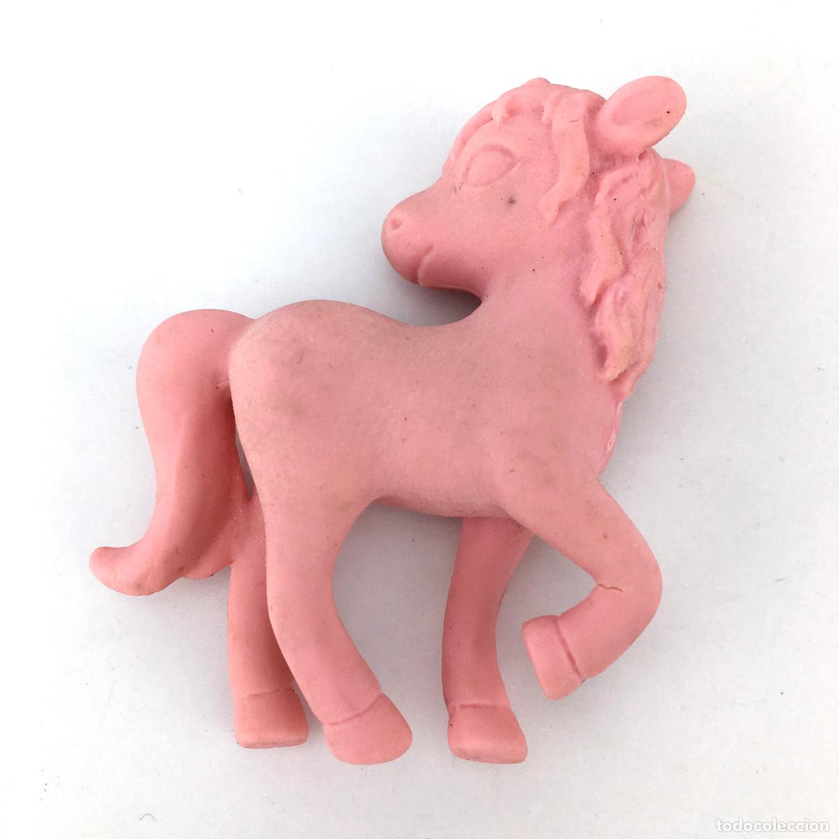 Figuras de goma y PVC: MI PEQUE&Ntilde;O PONY ROSA CRUDO MY LITTLE CABALLO CON ESTRELLAS SPARKLE CUTIE MARK HORSE RARA FIGURA 6 CM