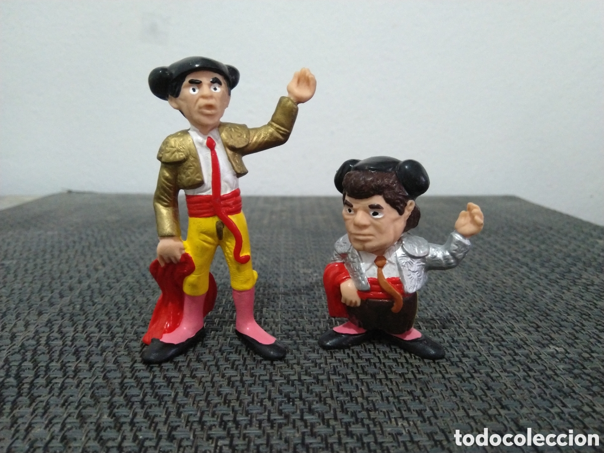 Figuras de goma y PVC: FIGURAS PVC DUO SACAPUNTAS PROGRAMA DE TV TELEVISION UN DOS TRES 22 PULGA LINTERNA