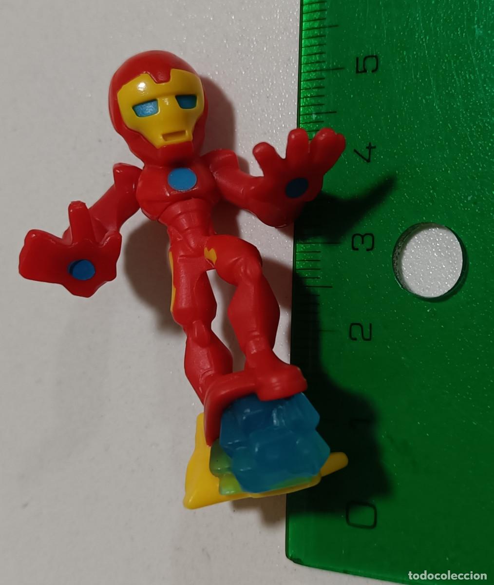 Figuras de goma Kinder: kinder marvel iron man figurita vv mu&ntilde;eco figura miniatura mini mu&ntilde;equito