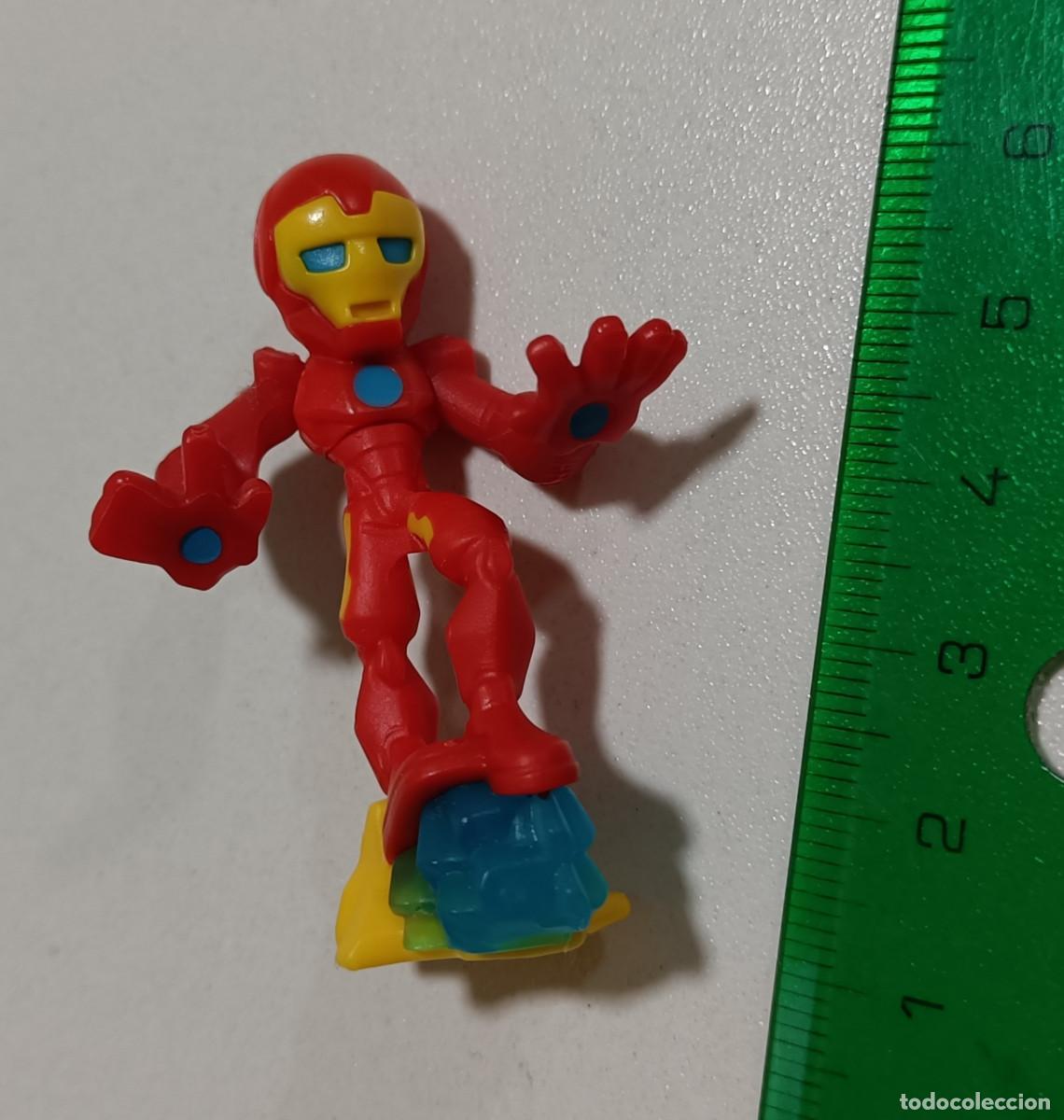 Figuras de goma Kinder: kinder marvel iron man figurita vv mu&ntilde;eco figura miniatura mini mu&ntilde;equito