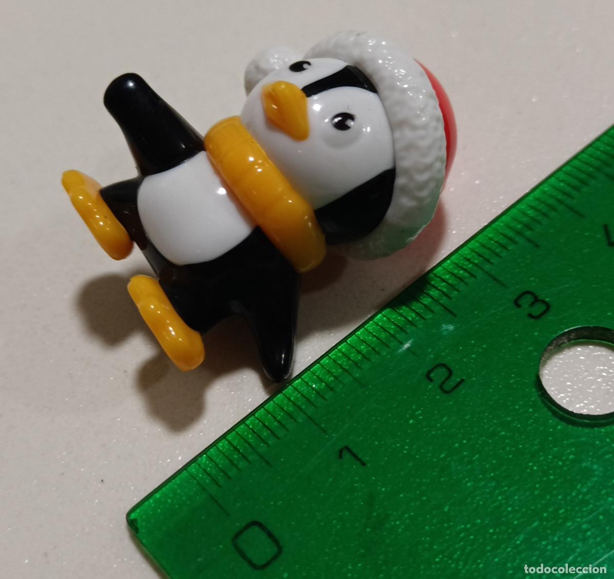 Figuras de goma Kinder: kinder ping&uuml;ino navidad colgante miniatura mu&ntilde;eco decoracion navide&ntilde;a mu&ntilde;equito figurita
