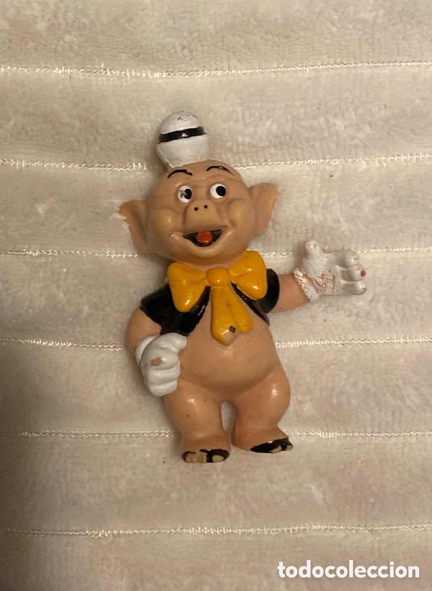 Figuras de goma y PVC: Mu&ntilde;eco de los &ldquo;3 cerditos&rdquo;