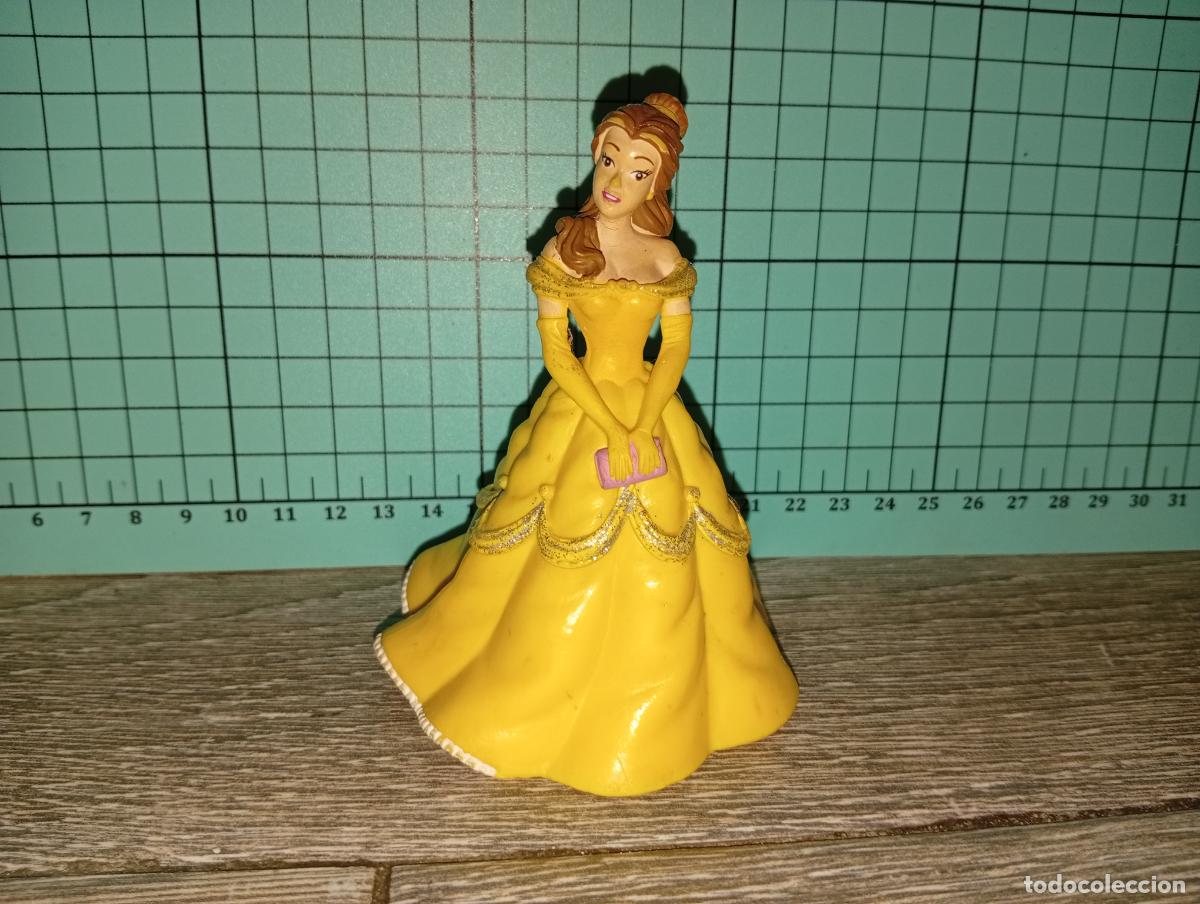Figuras de goma y PVC: Mu&ntilde;eco figura Princesa Disney La bella y la Bestia