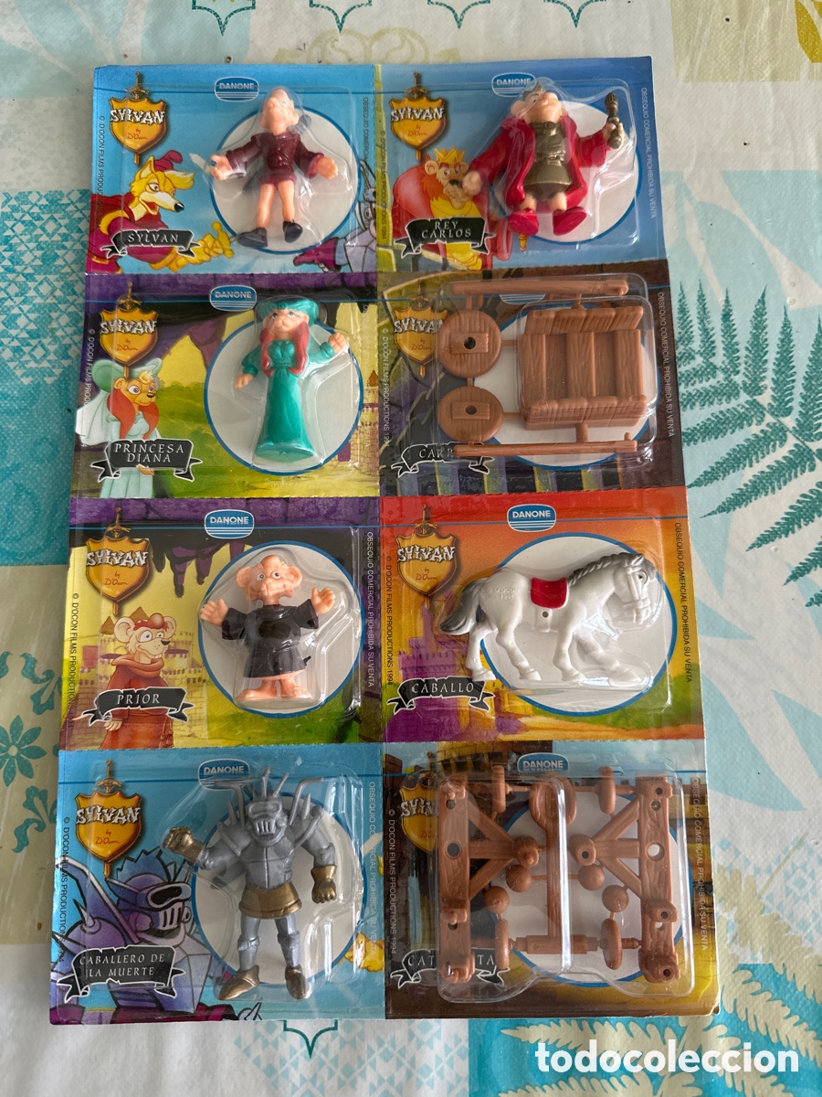 Figuras de goma y PVC: Colecci&oacute;n completa Sylvan de Danone en bl&iacute;ster - Foto 1