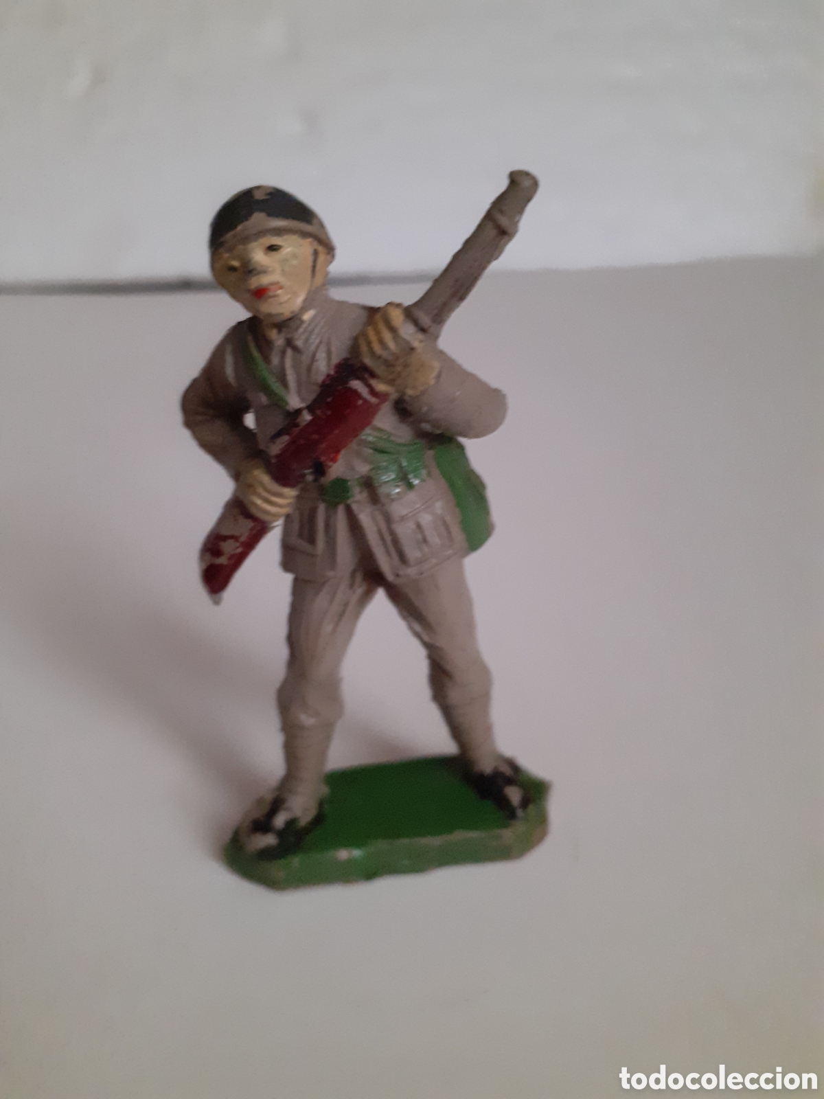 Figuras de goma y PVC: FIGURA SOLDADO JAPONES RIO KWAI GOMA JESCSAN REAMSA PECH