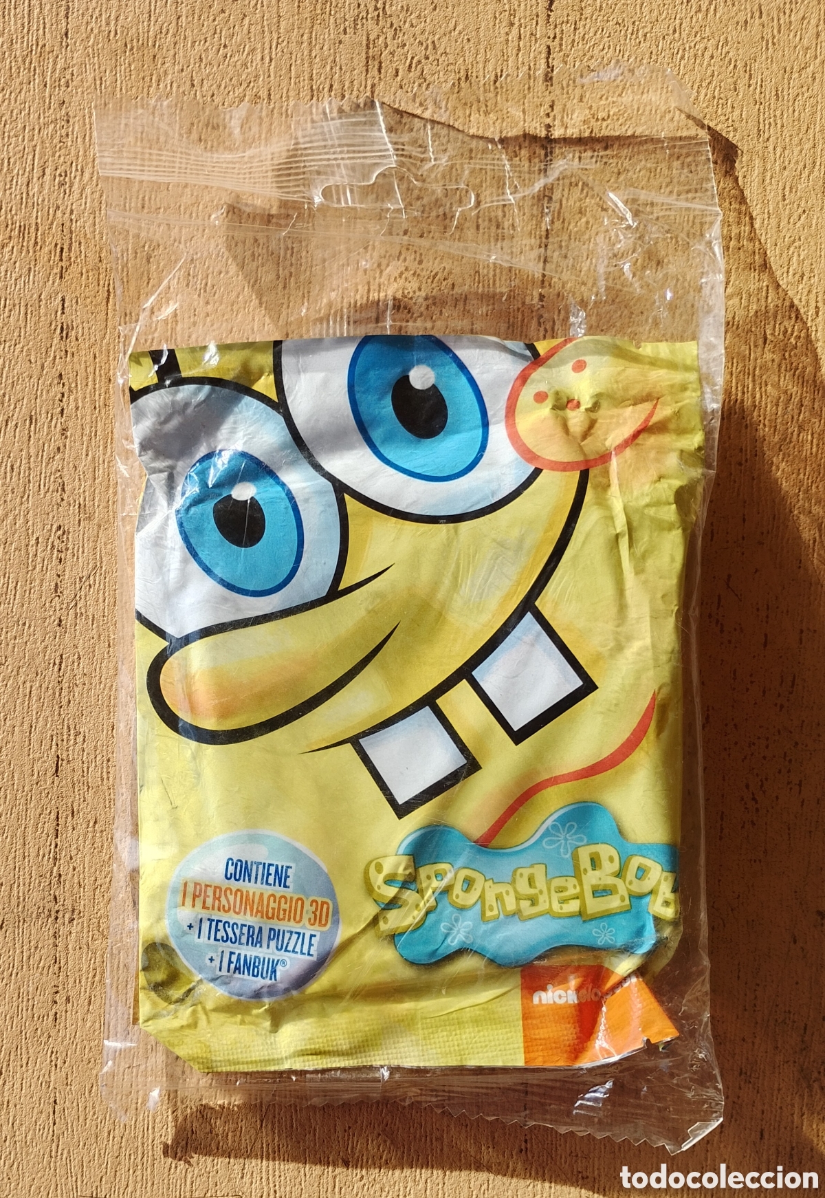 Figuras de goma y PVC: Bl&iacute;ster Bob Esponja Sponge Bob Nickelodeon