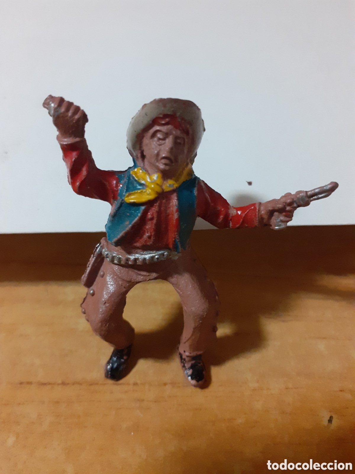 Figuras de goma y PVC: FIGURA VAQUERO EN GOMA LAFREDO,PECH,REAMSA