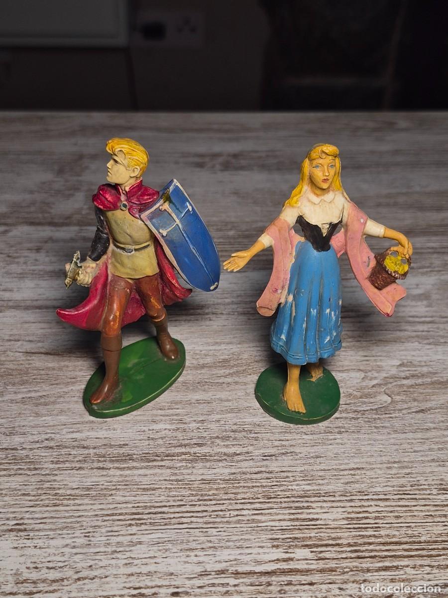 Figuras de goma y PVC: Figuras La Bella durmiente JIM PVC Walt Disney