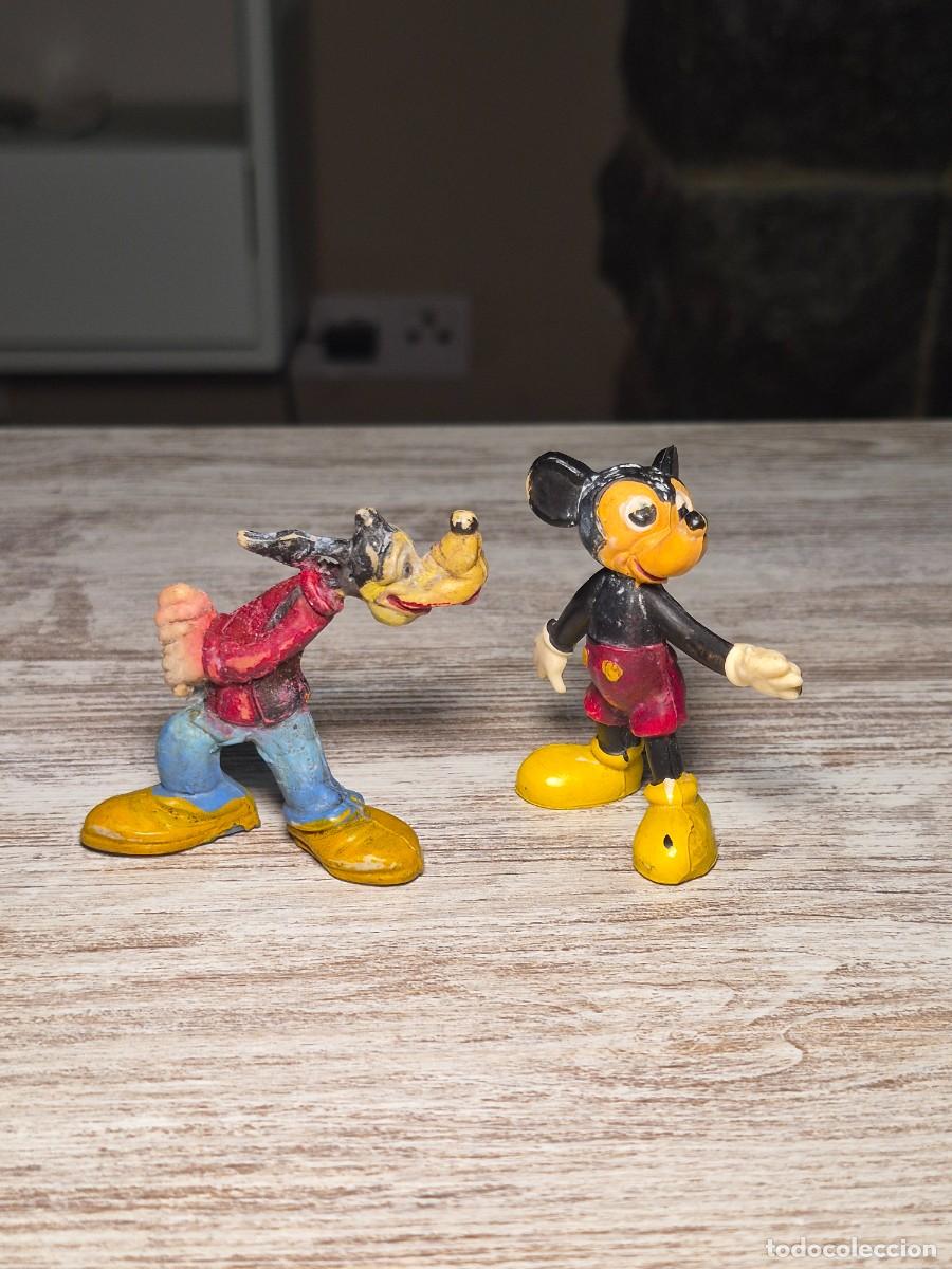 Figuras de goma y PVC: Figuras Mickey Mouse y Goofy JIM PVC Walt Disney