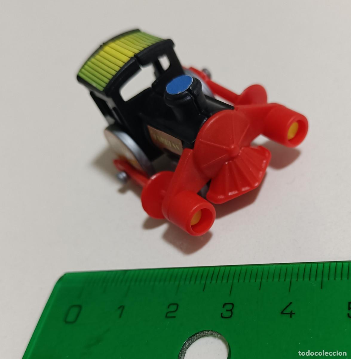 Figuras de goma Kinder: kinder locomotora tren miniatura escala vehiculo montable antiguo