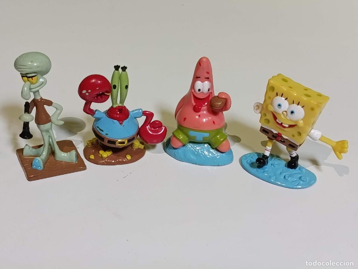 Figuras de goma y PVC: Lote figuras PVC o goma Bob esponja Viacom
