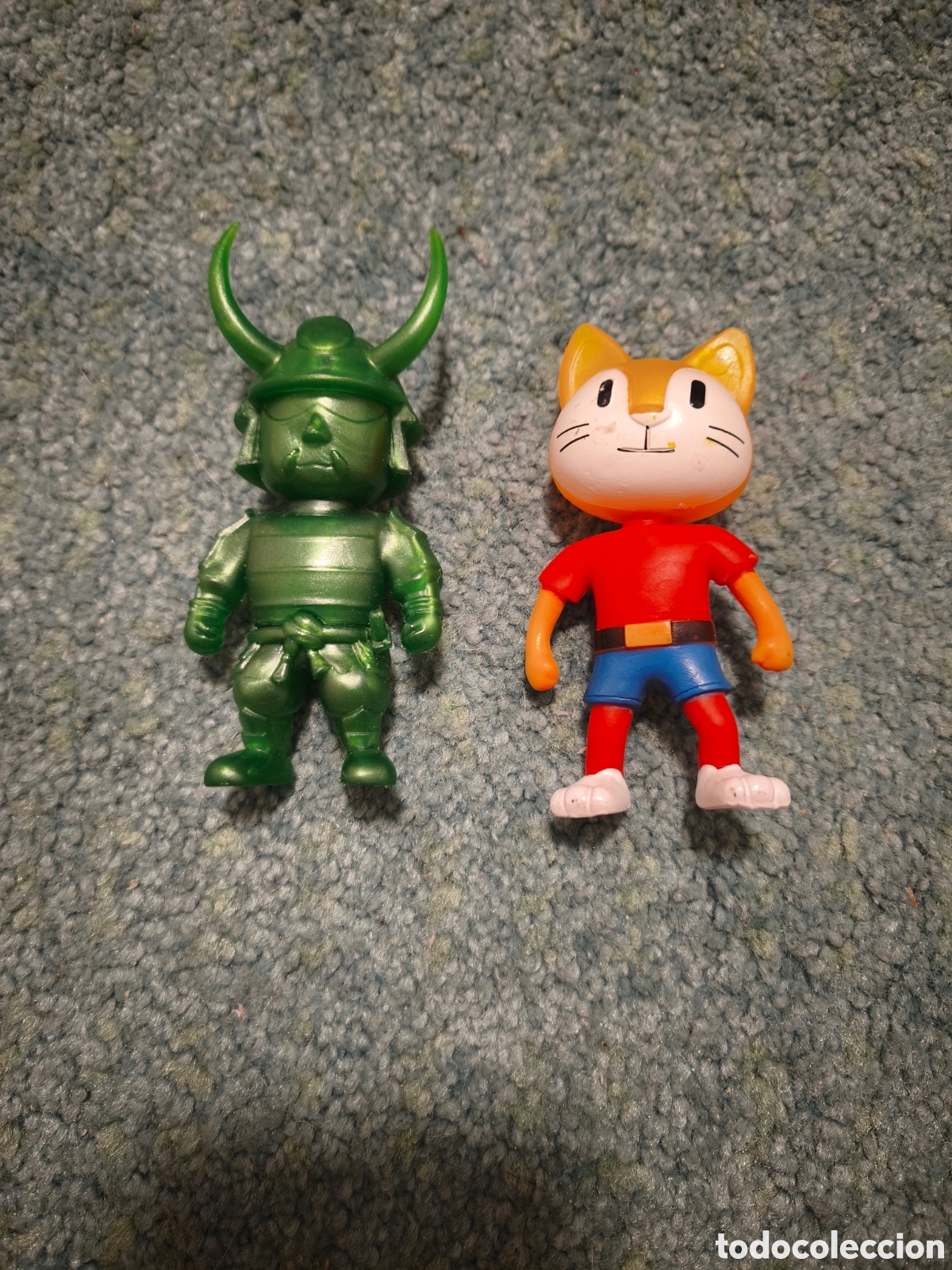 Figuras de goma y PVC: Meow y Sei Taishogun del del videojuego Stumble Guys