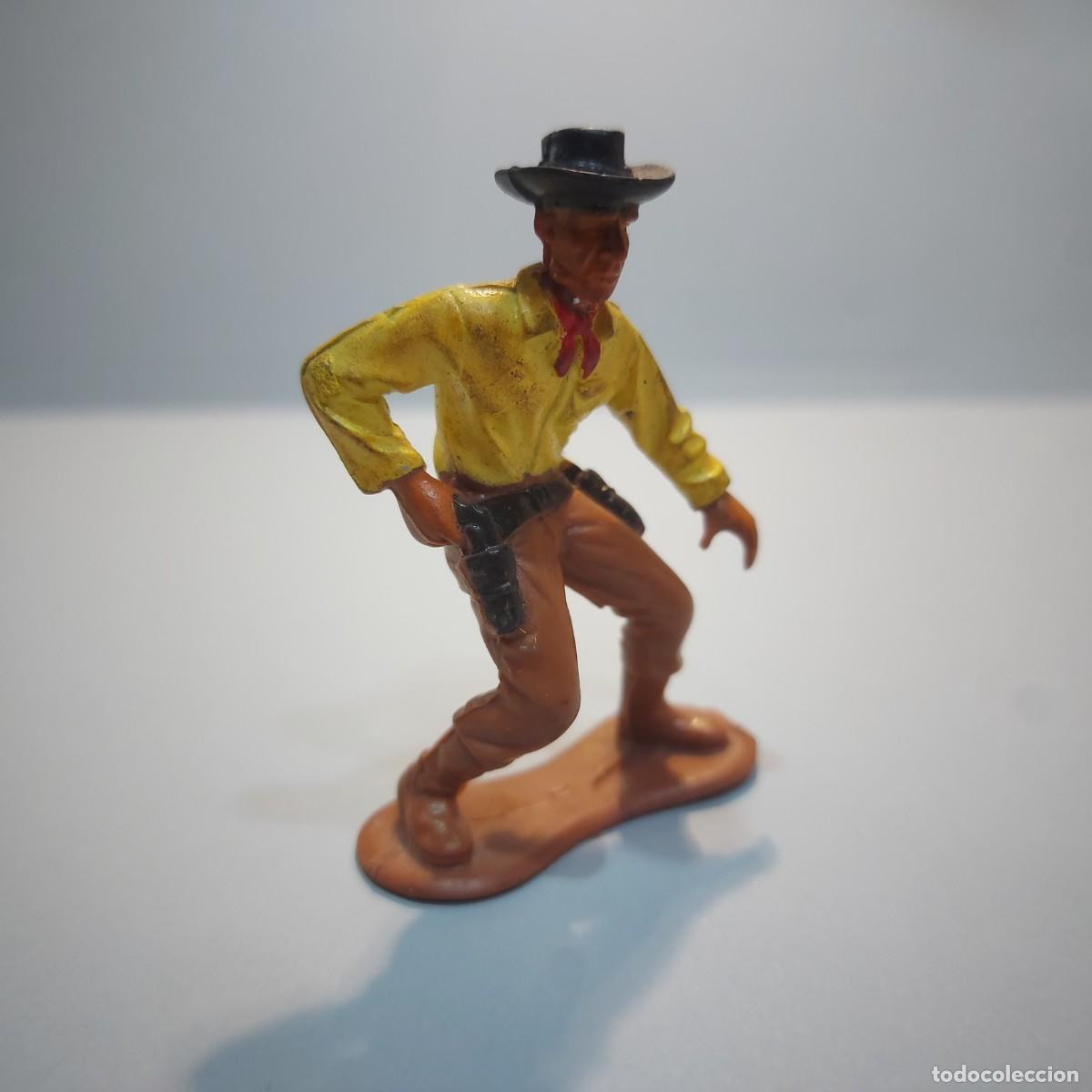 Figuras de goma y PVC: VAQUERO FIGURA DEL OESTE, FIGURA DE GOMA