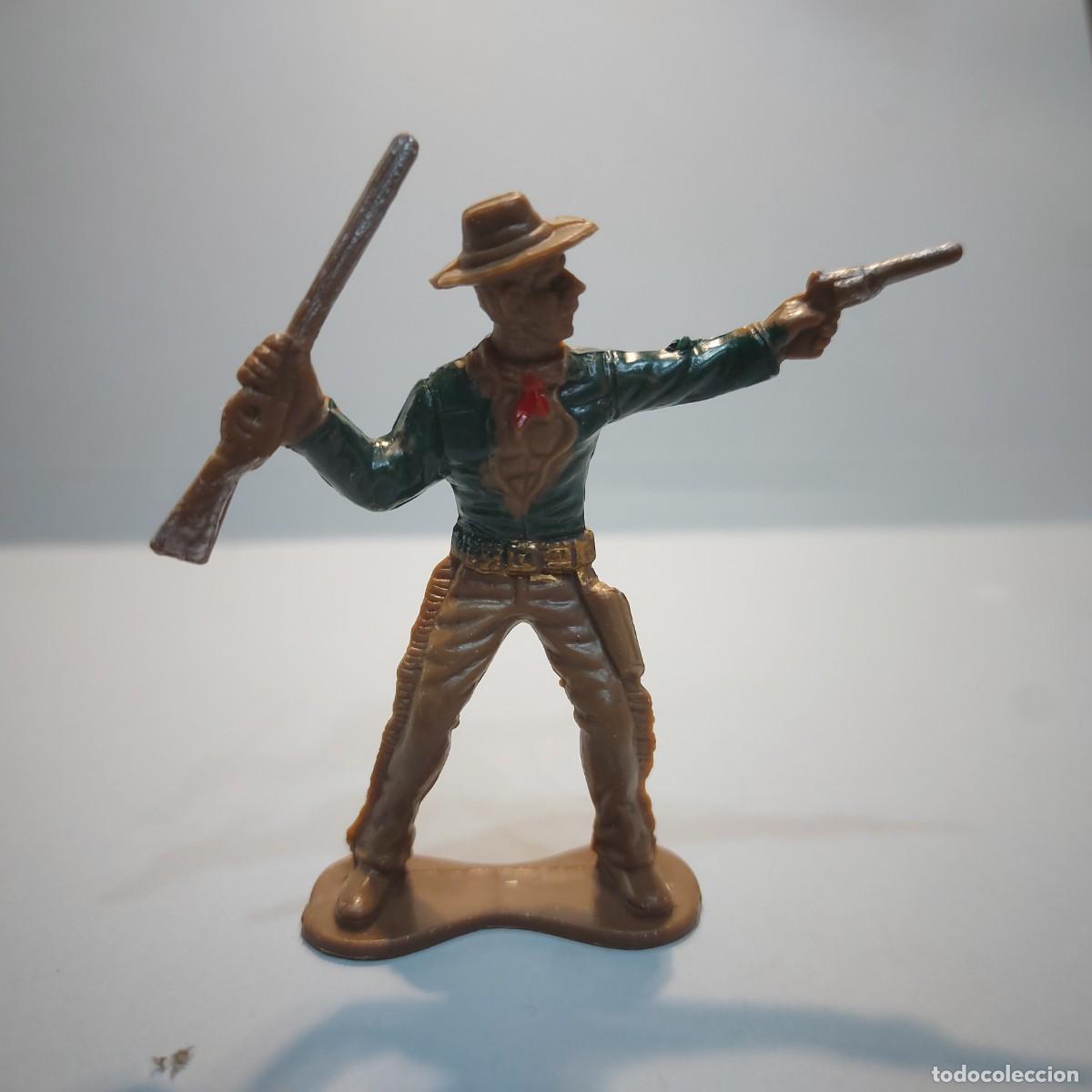 Figuras de goma y PVC: VAQUERO FIGURA DEL OESTE , FIGURA DE GOMA