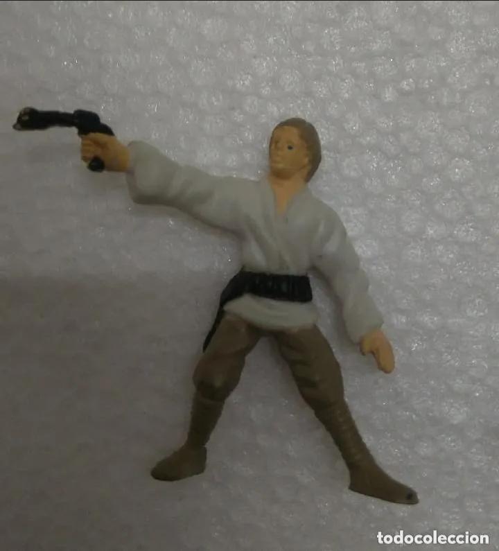 Figuras de goma y PVC: MINI figura luke skywalker guerra galaxias tombola figurita mu&ntilde;eco pvc miniatura star wars