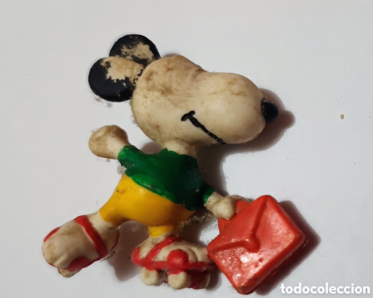 Figuras de goma y PVC: Snoopy Patines PVC 1987 - Foto 1