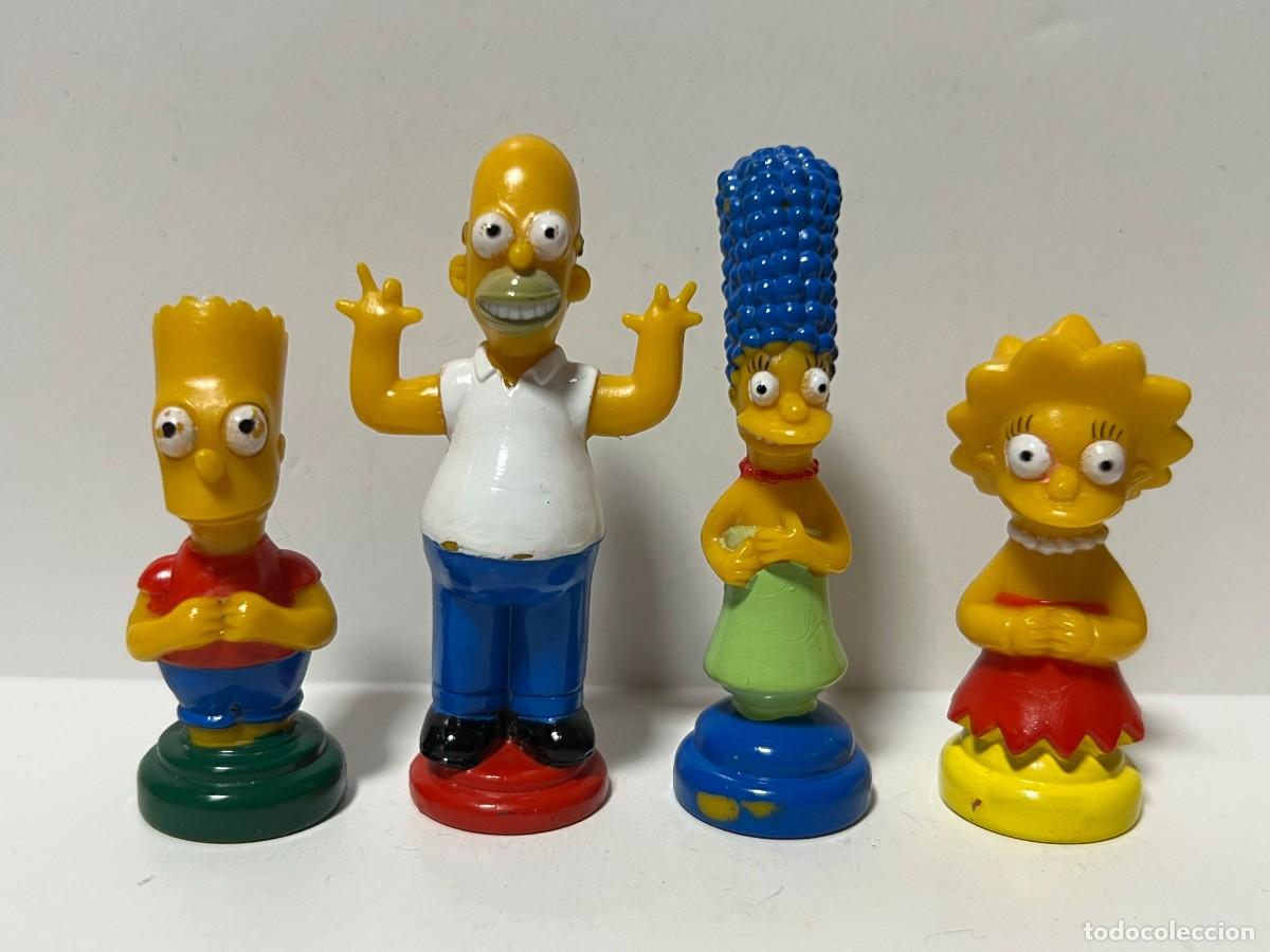 Figuras de goma y PVC: FIGURA LOS SIMPSONS MATT GROENING, 5-6,5 CMS LOTE X4 (1)