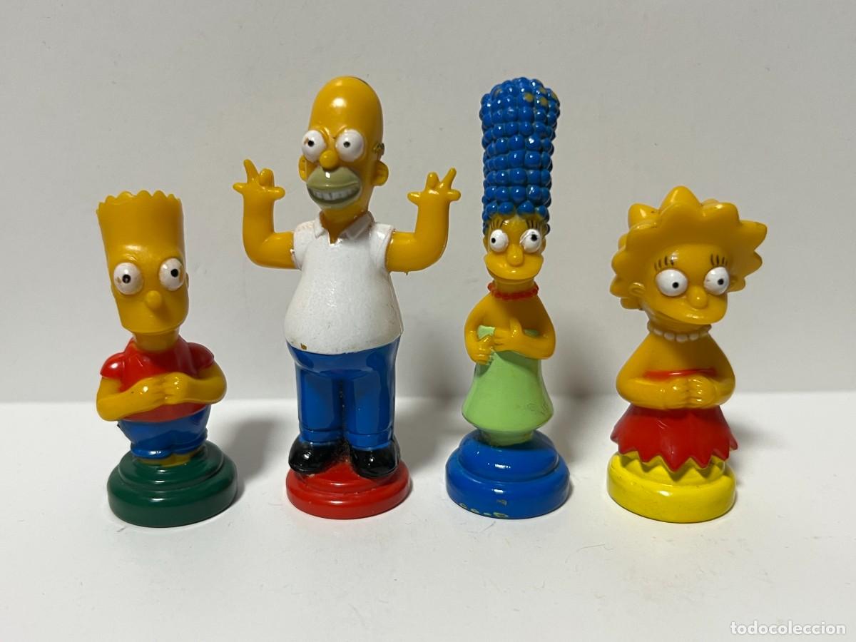 Figuras de goma y PVC: FIGURA LOS SIMPSONS MATT GROENING, 5-6,5 CMS LOTE X4 (2)