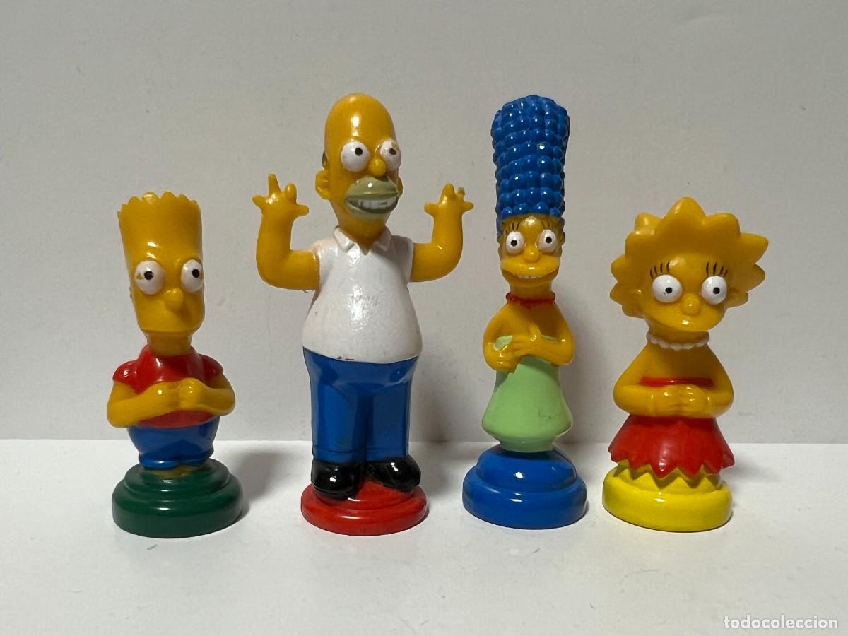 Figuras de goma y PVC: FIGURA LOS SIMPSONS MATT GROENING, 5-6,5 CMS LOTE X4 (3)