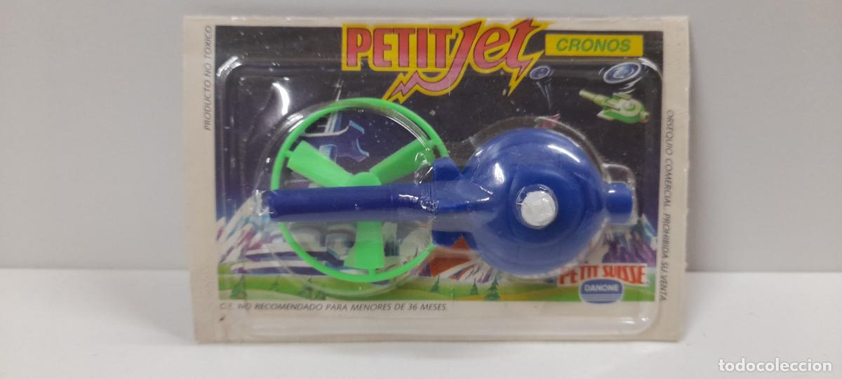 Figuras de goma y PVC: PETITJET - CRONOS . ARTICULO PROMOCIONAL PETIT SUISSE / DANONE . BLISTER ORIGINAL A&Ntilde;OS 90