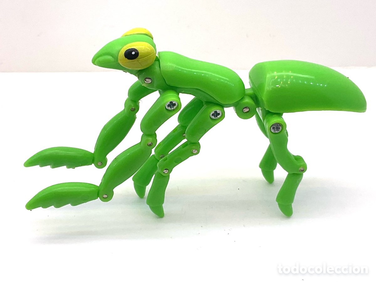 Figuras de goma y PVC: ANTIGUA FIGURA PROMOCIONAL DE PHOSKITOS. COLECCI&Oacute;N INSECTOX. MANTIS RELIGIOSA