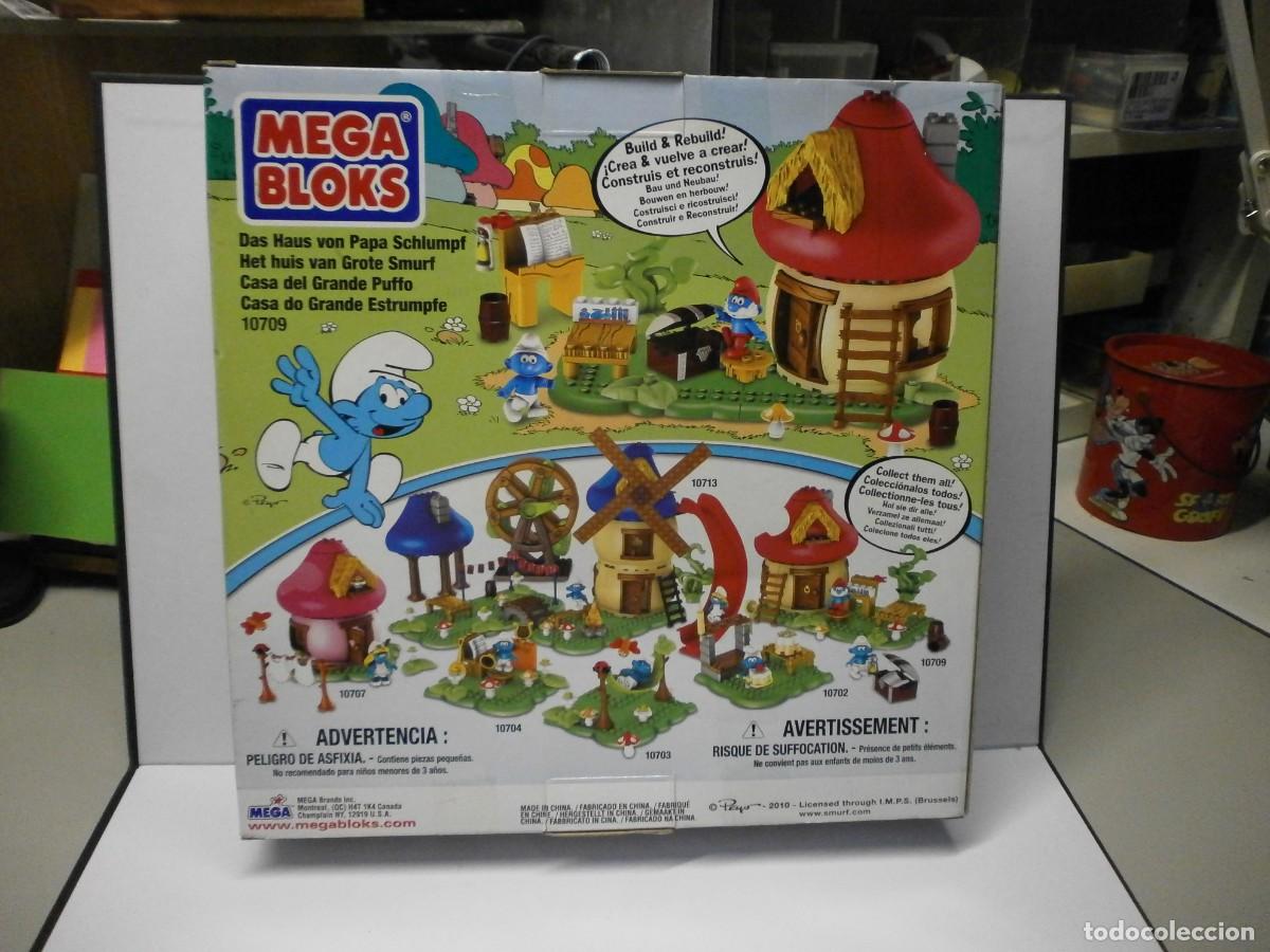 Figuras de goma y PVC: caja completa precintada mega bloks pitufos peyo ref 10709 - Foto 6