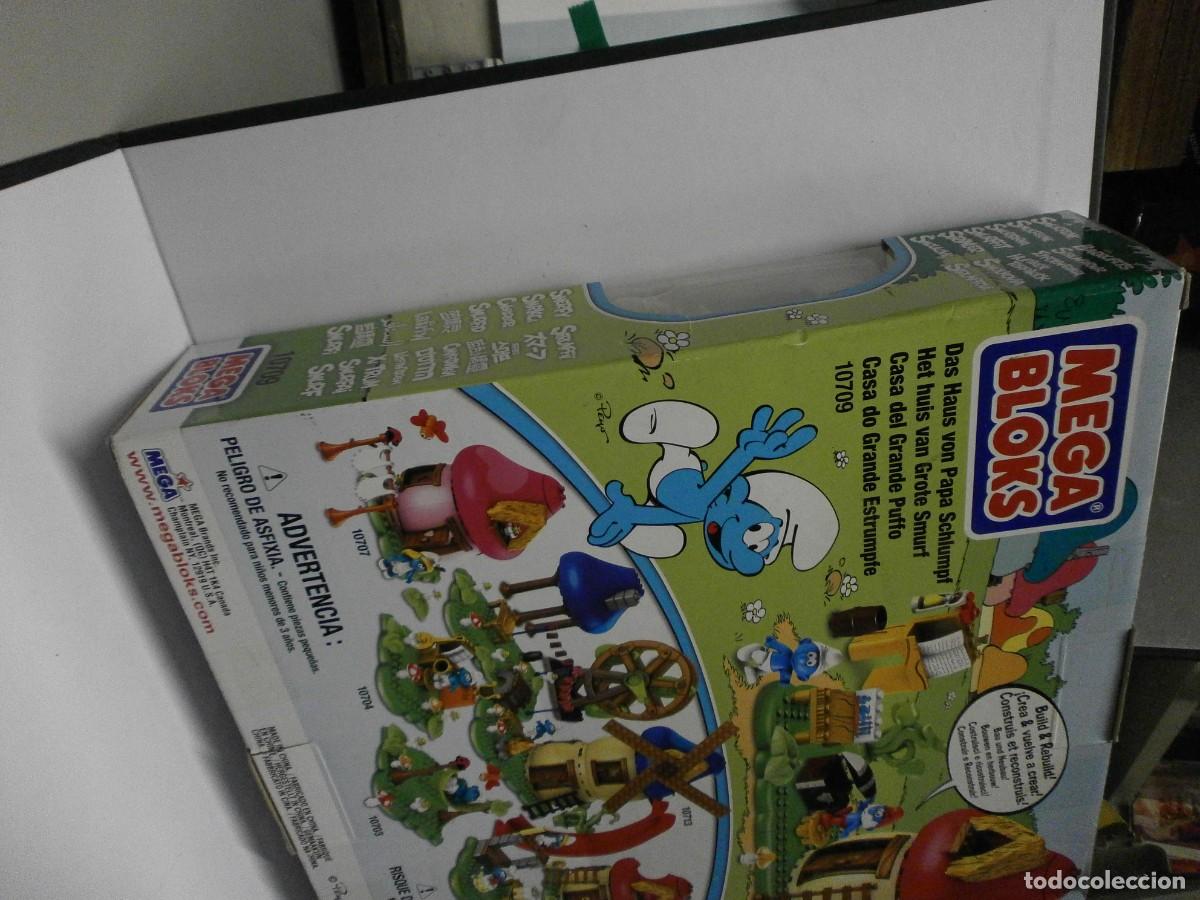 Figuras de goma y PVC: caja completa precintada mega bloks pitufos peyo ref 10709 - Foto 7