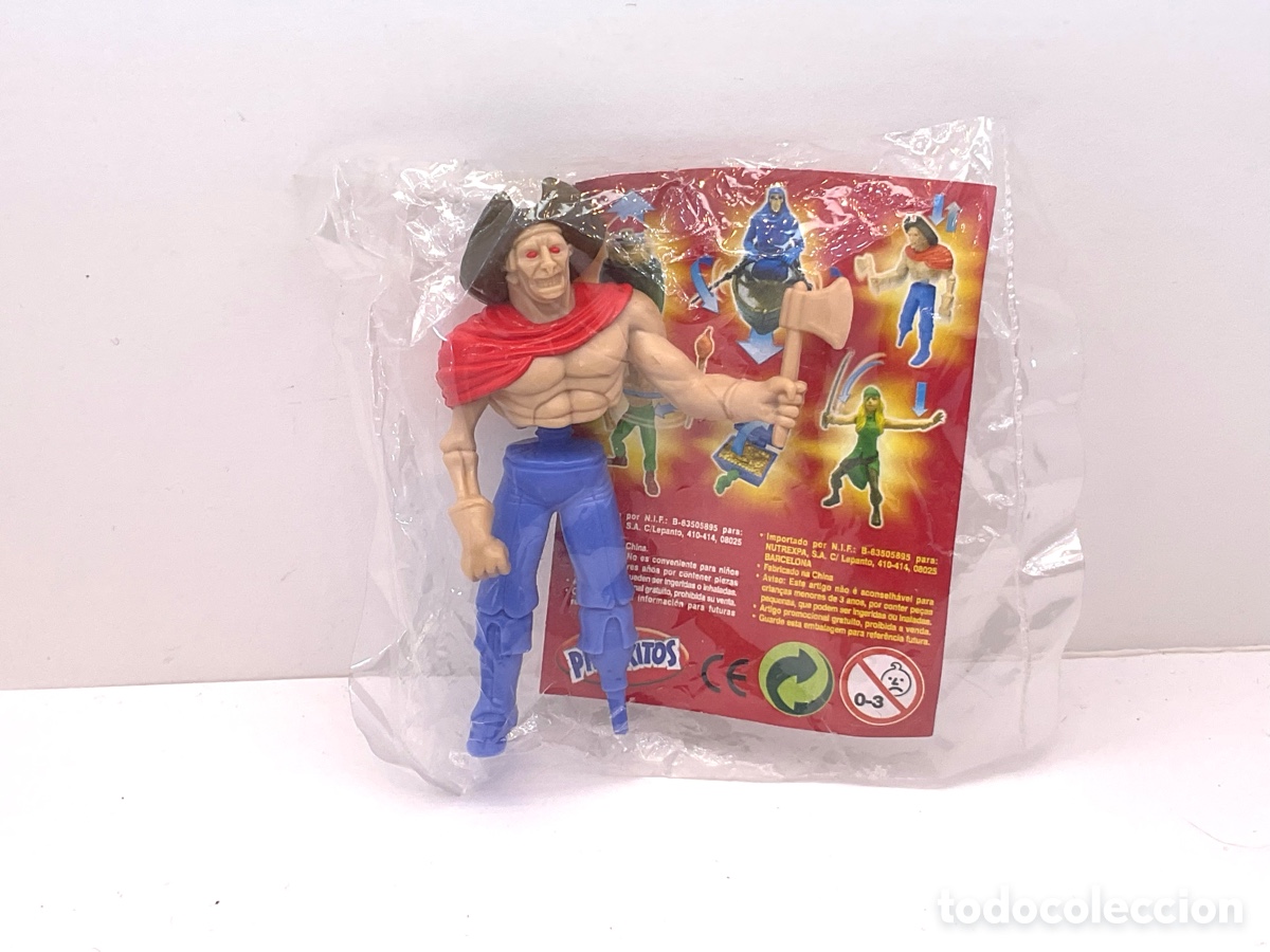 Figuras de goma y PVC: ANTIGUA FIGURA PROMOCIONAL DE PHOSKITOS. COLECCI&Oacute;N LA ISLA DEL TESORO.
