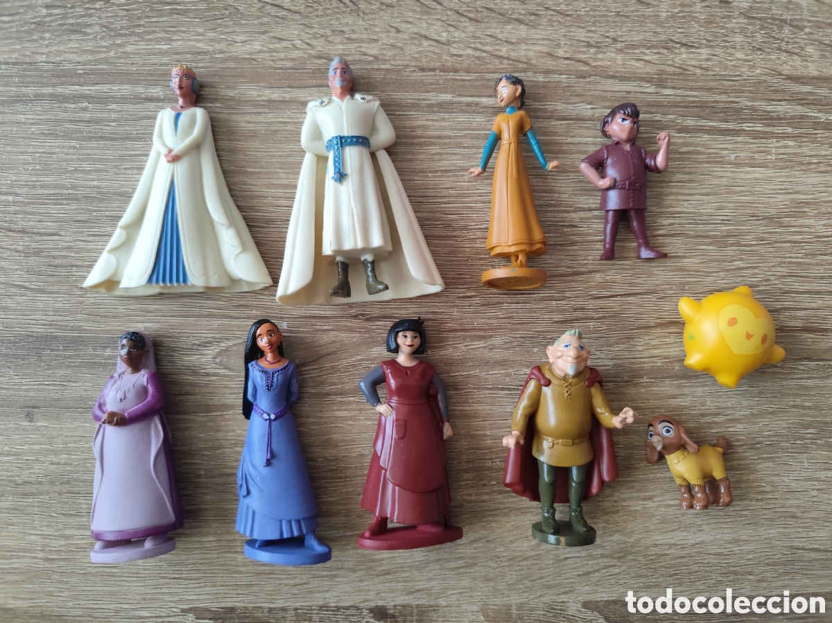 Figuras de goma y PVC: Pack Figuras Disney Wish Pvc buen estado