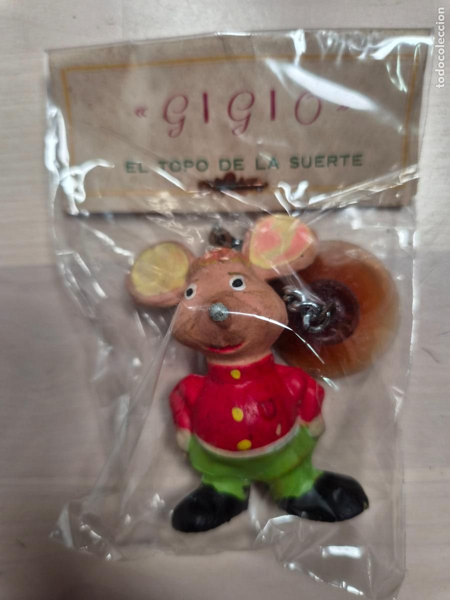 Figuras de goma y PVC: topo gigio figura vintage a&ntilde;os 60 rubber goma