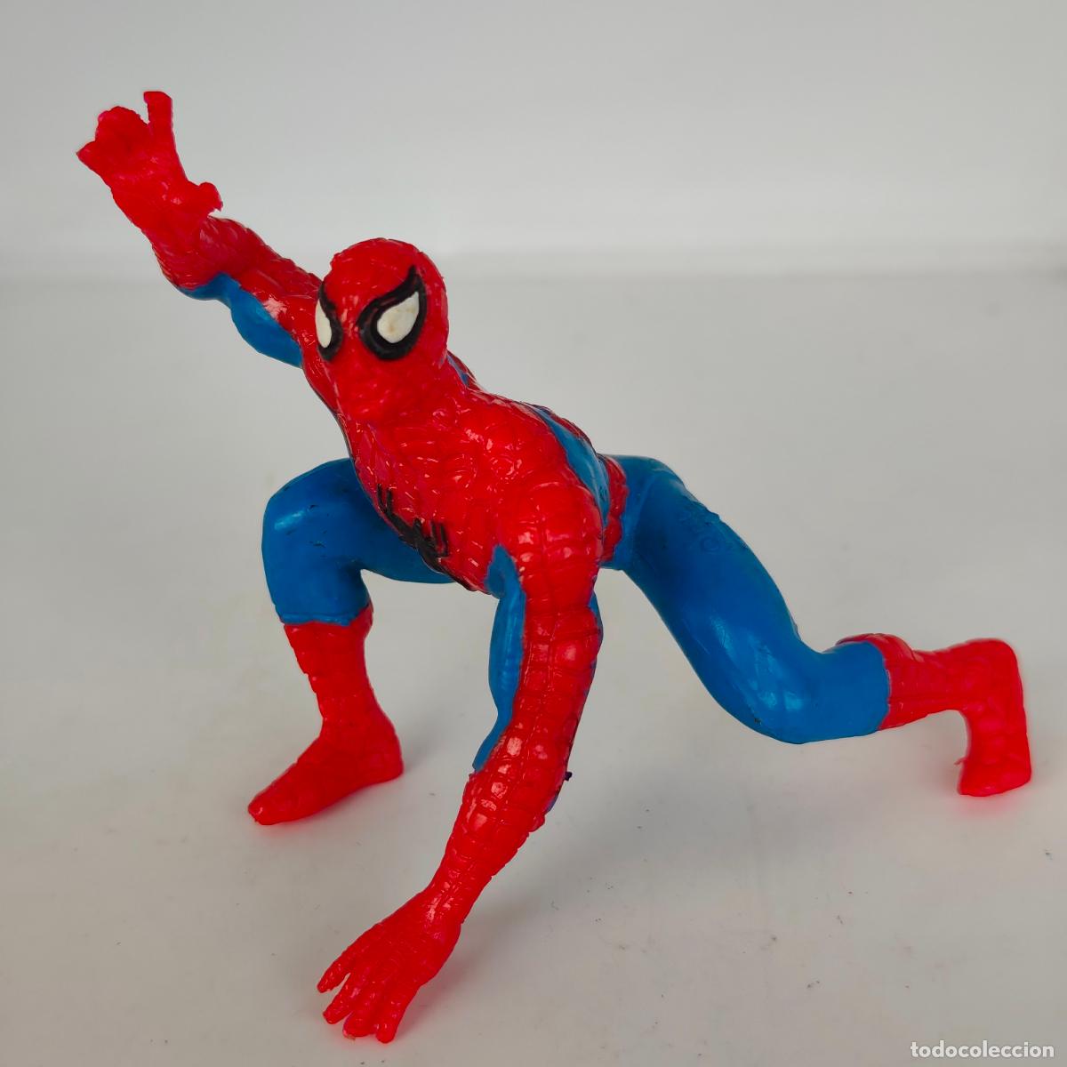 Figuras de goma y PVC: figura de PVC vintage de Spider-Man lanzada por la empresa espa&ntilde;ola Yolanda
