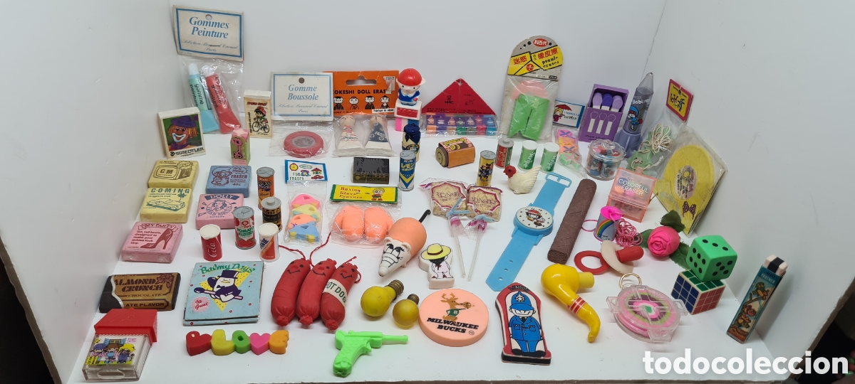 Figuras de goma y PVC: GRAN COLECCION DE MAS DE 300 GOMAS DE BORRAR A&Ntilde;OS 80 Y 90