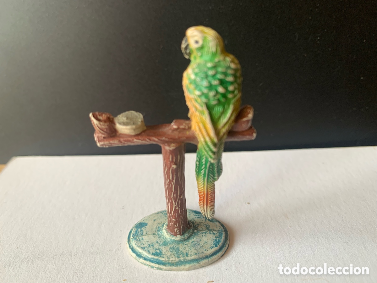 Figuras de goma y PVC: FIGURA DE LORO. PECH HERMANOS. - Foto 2