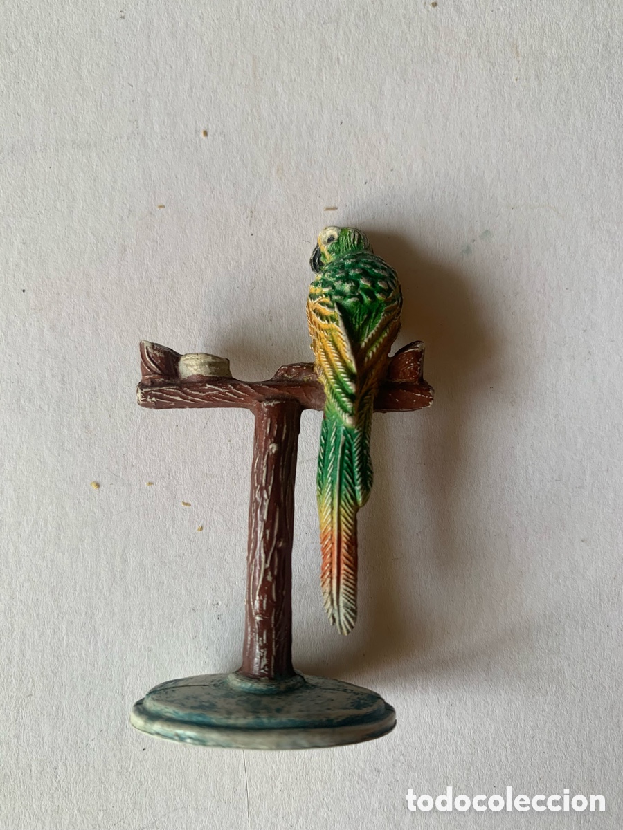 Figuras de goma y PVC: FIGURA DE LORO. PECH HERMANOS. - Foto 4