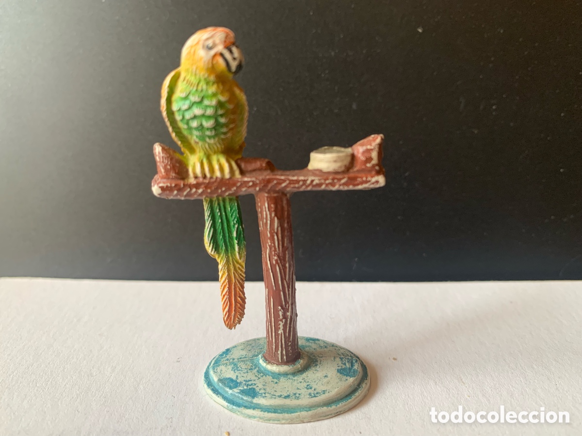 Figuras de goma y PVC: FIGURA DE LORO. PECH HERMANOS.