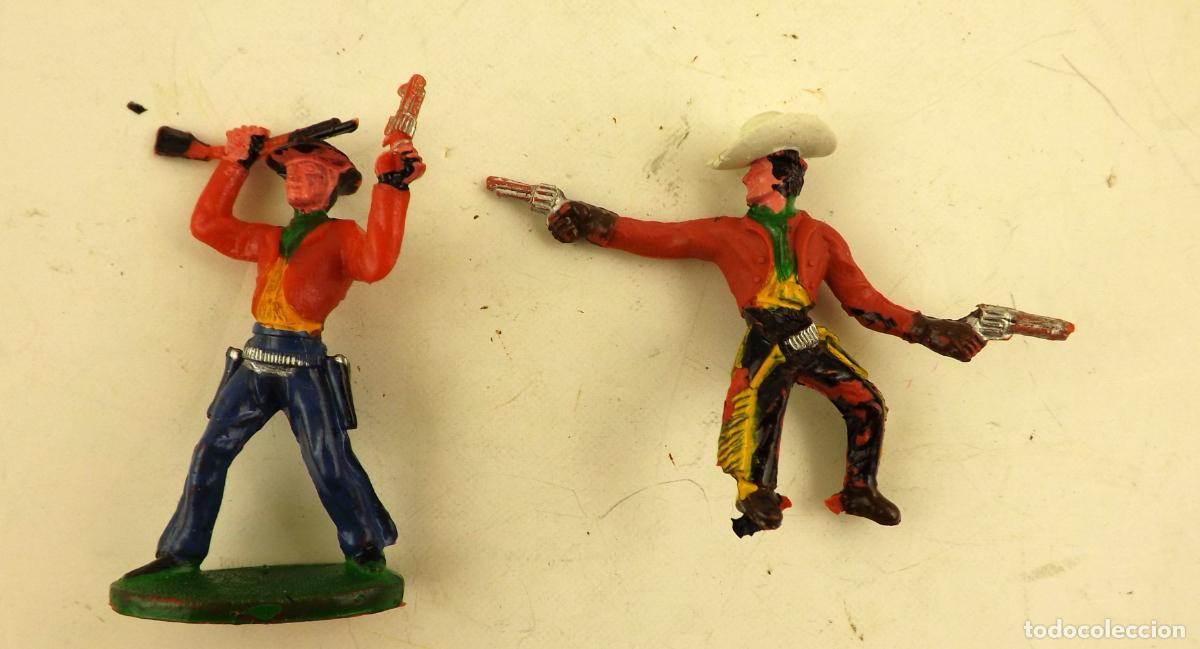 Figuras de goma y PVC: Comansi. Conjunto de 2 vaqueros - Foto 1