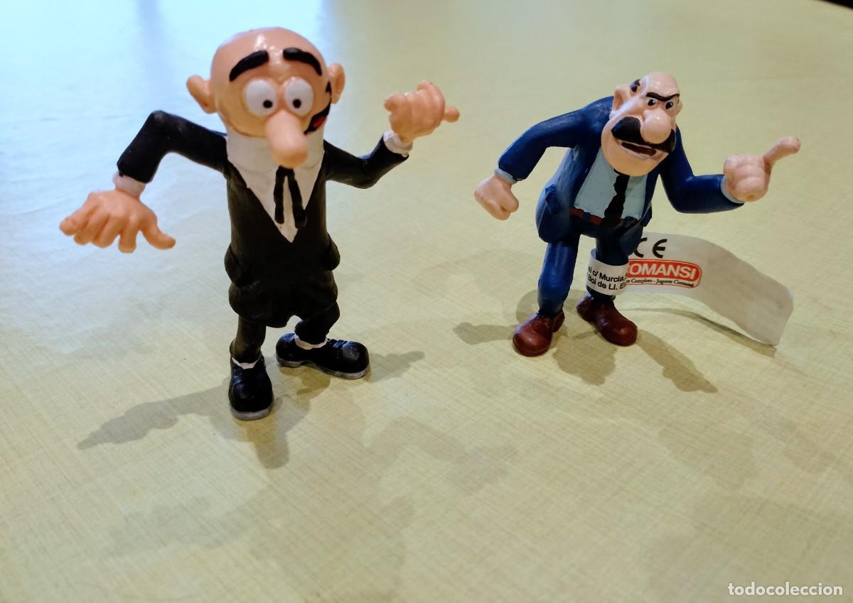 Figuras de goma y PVC: Mortadelo y S&uacute;per Yolanda-Comansi