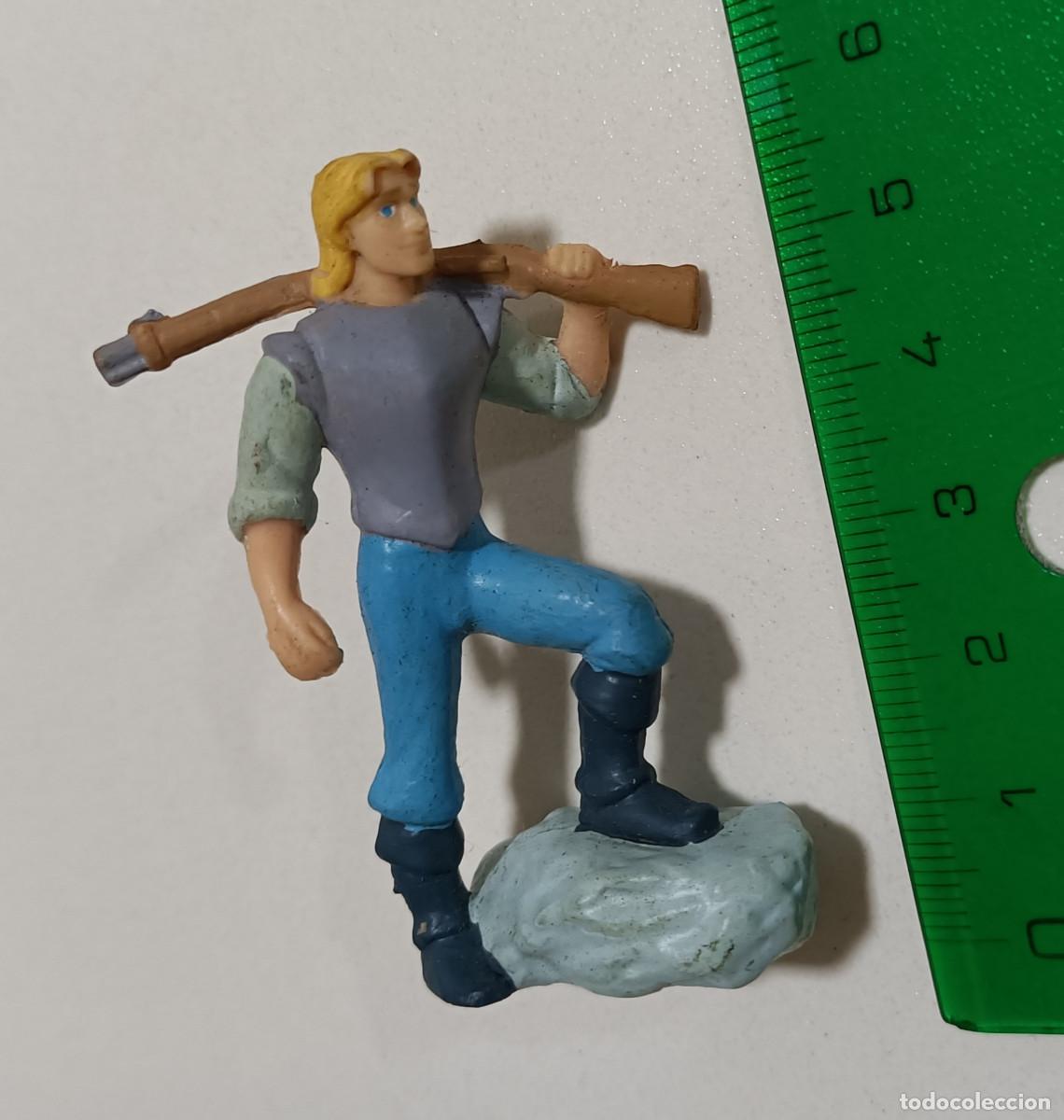 Figuras de goma y PVC: figura promocional nestle pvc goma mu&ntilde;eco disney figurita smarties pocahontas john smith jon