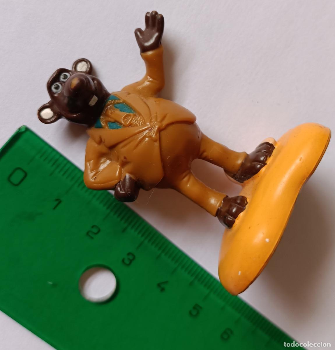 Figuras de goma y PVC: figura mu&ntilde;eco promocional cereales weetos weetabix pelicula pvc goma chicken run raton rata