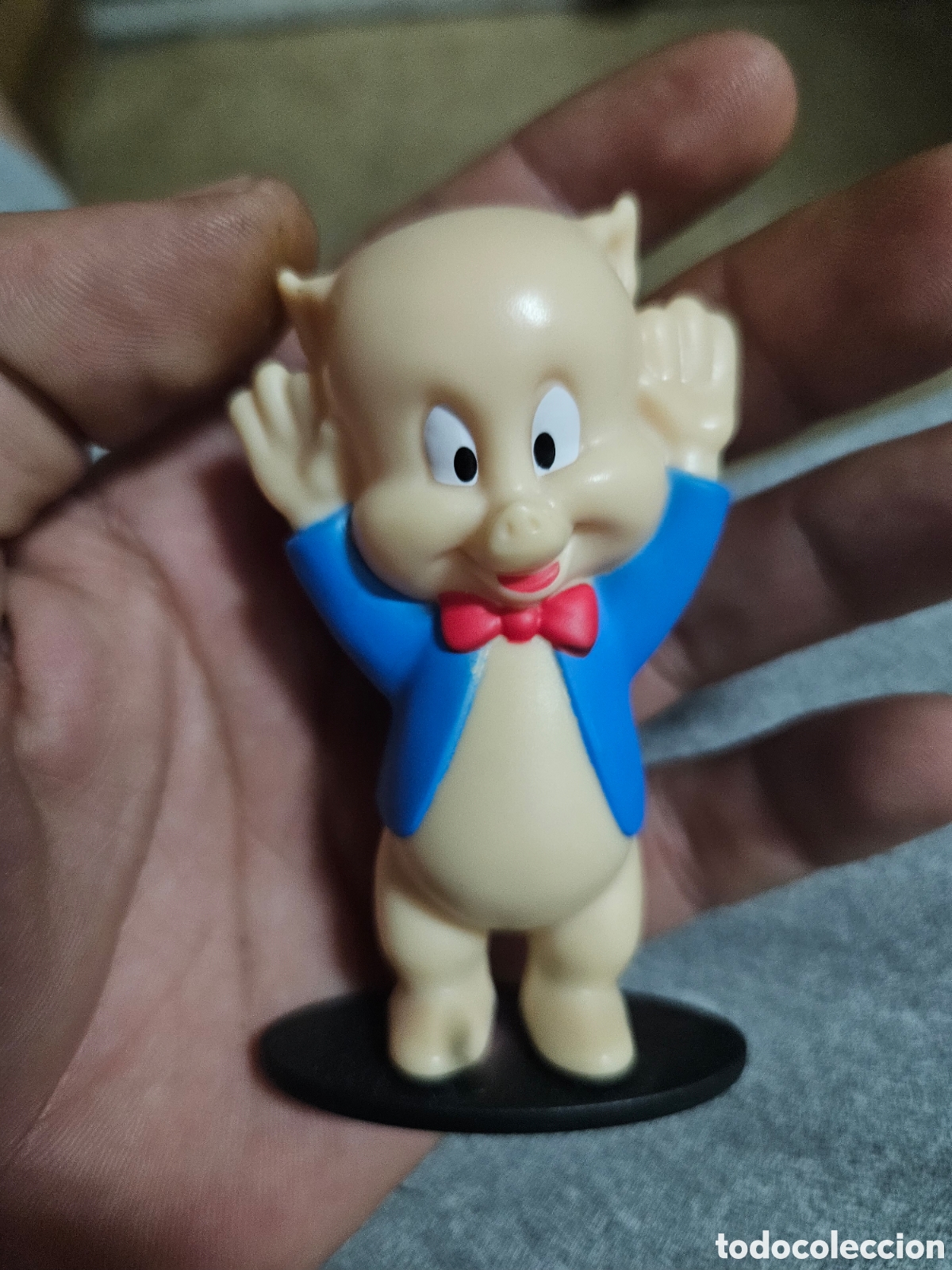Figuras de goma y PVC: Figura Porky Pig (Cerdito Porky) - Looney Tunes Burger King 2023