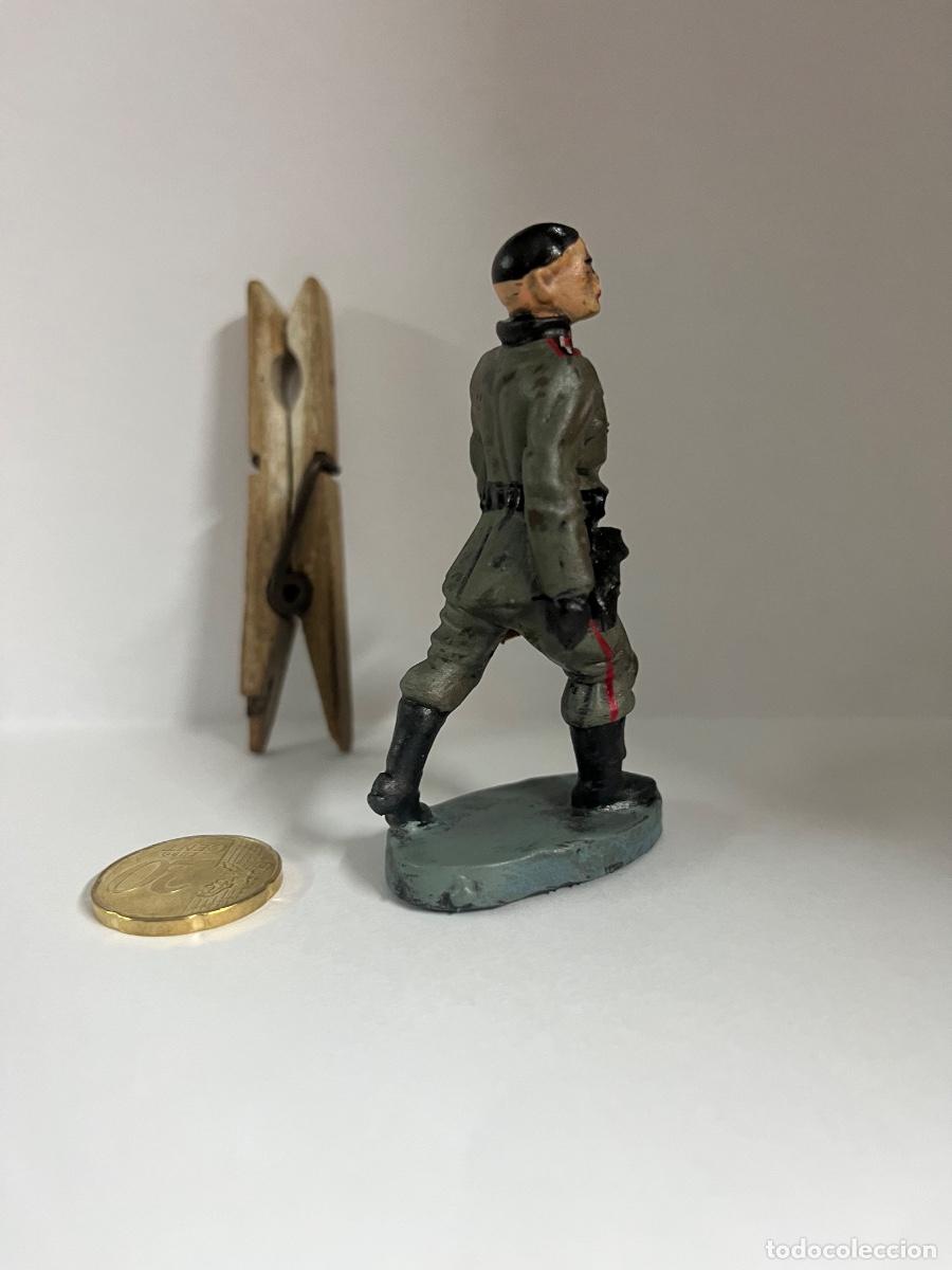 Figuras de goma y PVC: 1 Figura pintada Stauffenberg 1936 estilo elastolin masa de composici&oacute;n unica de mi exclusiva