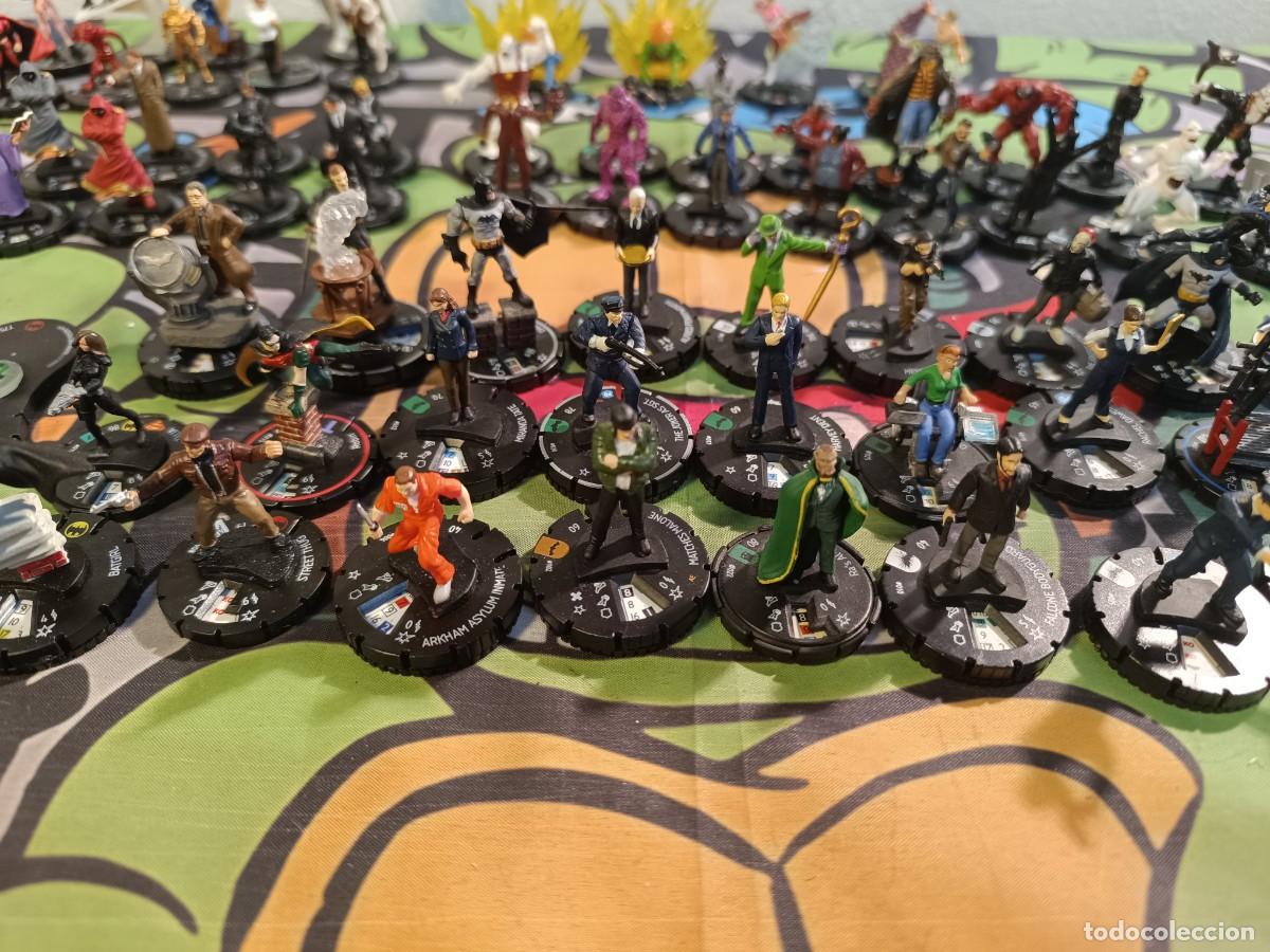 Figuras de goma y PVC: Lote de 82 figuras HeroClix originales Dc comics