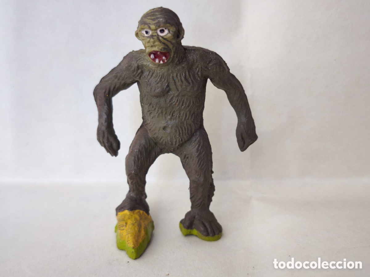 Figuras de goma y PVC: Figura de goma vintage de King Kong / Gran Gorila, Comansi, a&ntilde;os 70