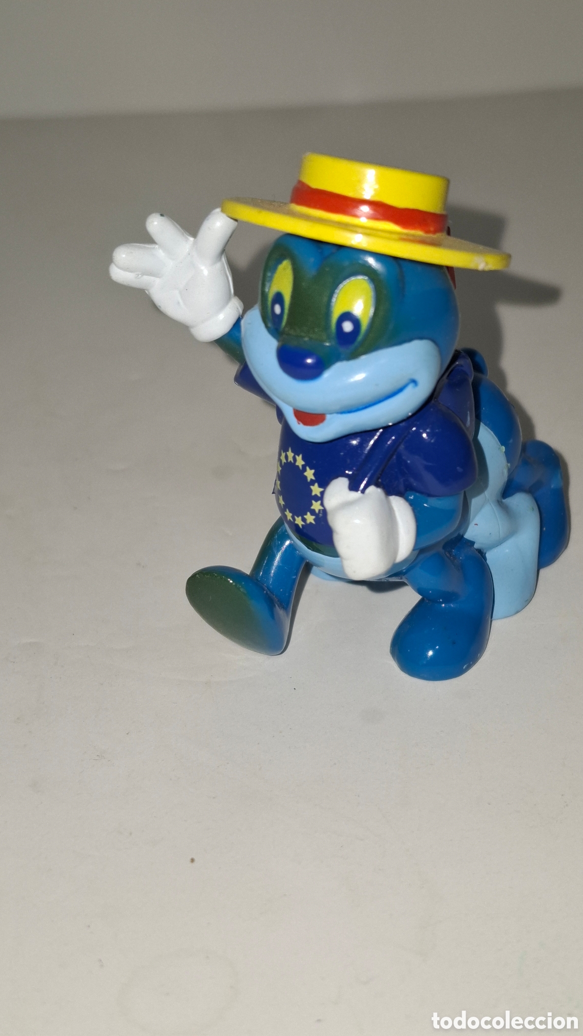 Figuras de goma y PVC: FIGURA DE PVC PROMOCIONAL UNION EUROPEA EURO A&Ntilde;OS 2000