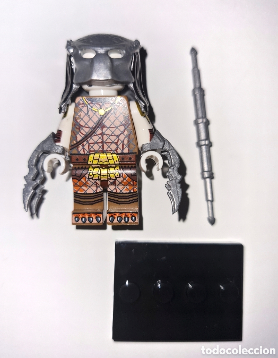 Figuras de goma y PVC: Minifigura compatible con lego Predator Alien Halloween monstruos terror