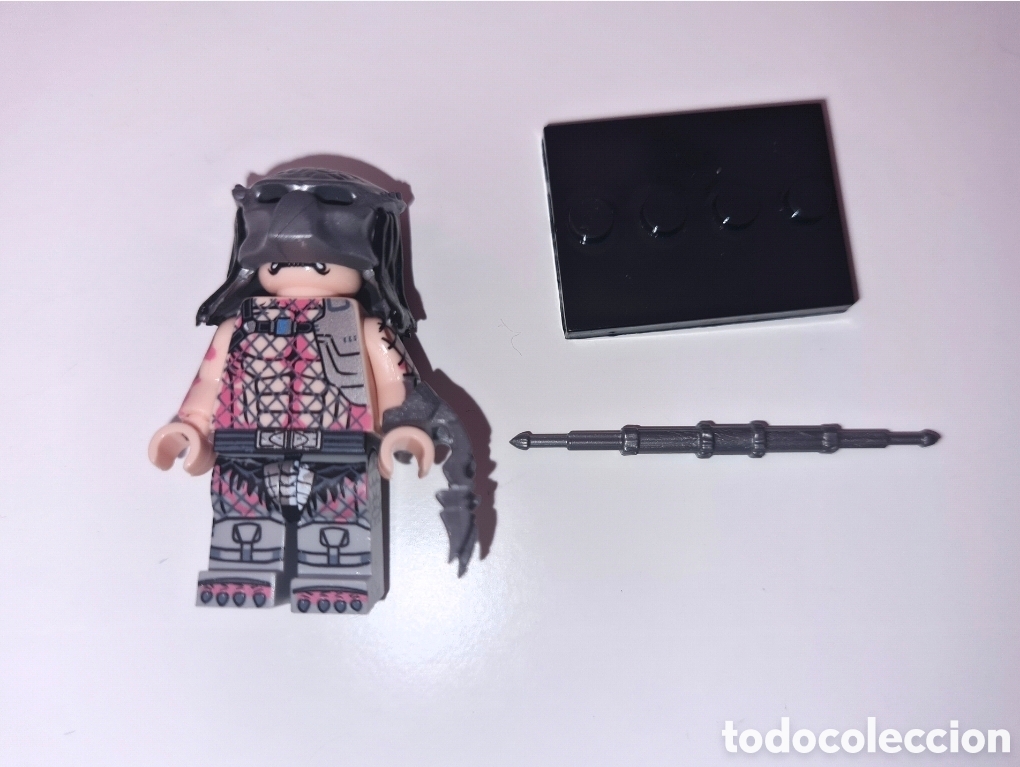 Figuras de goma y PVC: Minifigura compatible con lego Predator Alien Halloween monstruos terror