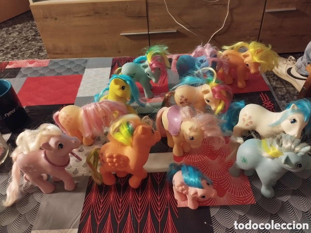 Figuras de goma y PVC: Lote my peque&ntilde;o pony g1