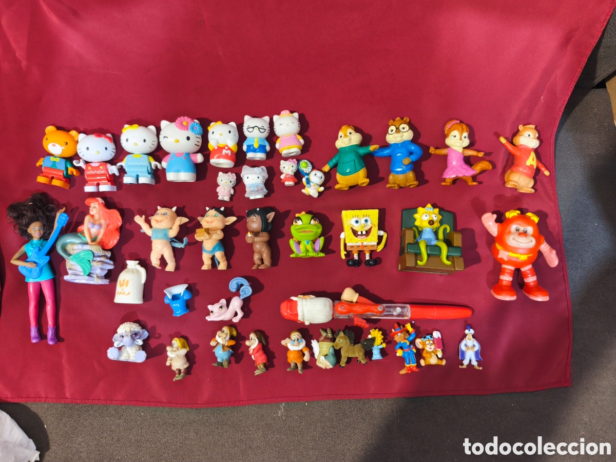 Figuras de goma y PVC: Gran Lote de Mu&ntilde;ecos, Figuras y Coleccionables Variados